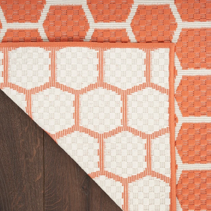 Nourison Twist Reversible Coral TWS01 8 ft. Rect. Rug