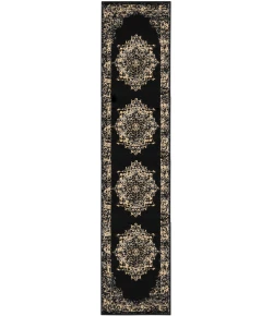 Nourison Home Grafix GRF14 Black 2 ft. 3 in. X 12 ft. Area Rug