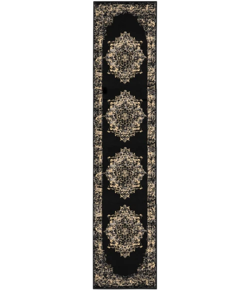 Nourison Grafix Area Rug GRF14 Black