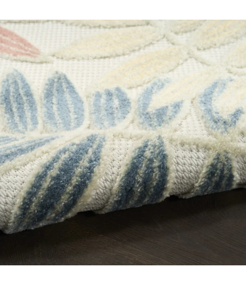 Nourison Aloha Ivory Rose ALH18 9 ft. X 12 ft. Rect. Rug