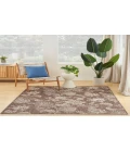 Nourison Garden Oasis Mocha GOA03 4 ft. X 6 ft. Rectangle Rug
