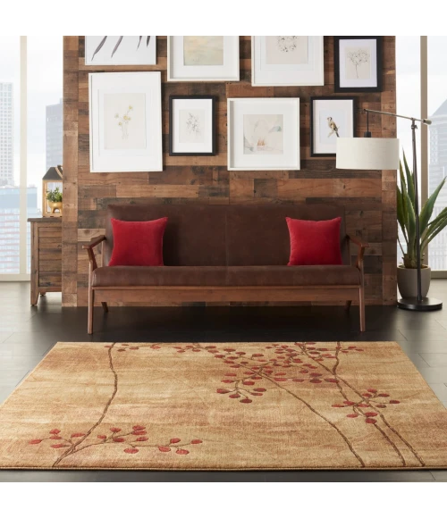 Nourison Somerset Square Area Rug ST74-Latte