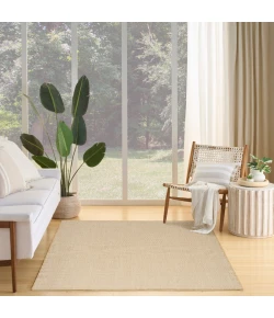 Nourison Home Courtyard COU01 Jute Ivory 4 ft. X 6 ft. Area Rug