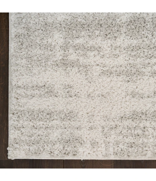 Nourison Home Modern Shag Ivory Grey MMD04 5 ft. 3 in. X 7 ft. Rectangle Rug