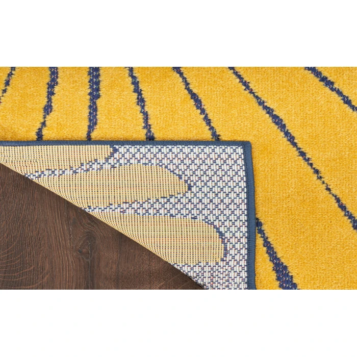 Nourison Aloha Navy Multicolor ALH24 2 ft. 3 in. X 8 ft. Rectangle Rug