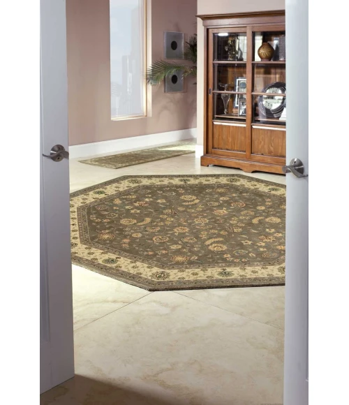 Nourison 2000 Round Area Rug 2003-Olive