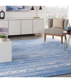 Nourison Home Whimsicle WHS16 Light Blue Ivory 8 ft. 4 in. X 11 ft. 6 in. Area Rug