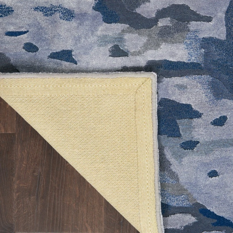 Nourison Prismatic Area Rug PRS05 Blue 7'9" x 9'9"
