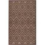 Nourison Home Versatile NRV01 Brown 4 ft. X 6 ft. Area Rug