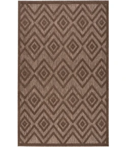 Nourison Home Versatile NRV01 Brown 4 ft. X 6 ft. Area Rug