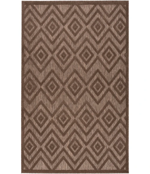 Nourison Versatile Brown NRV01 4 ft. X 6 ft. Rectangle Rug