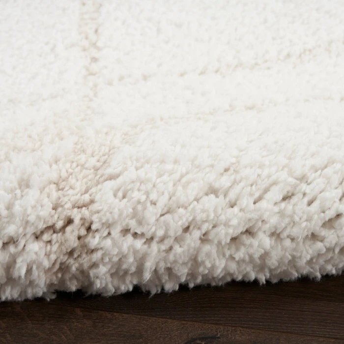 Nourison Modern Shag Ivory Beige MMD03 5 ft. X 7 ft. Rect. Rug