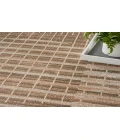 Nourison Astra Machine Washable Latte ASW03 6 ft. 7 in. X 9 ft. Rectangle Rug