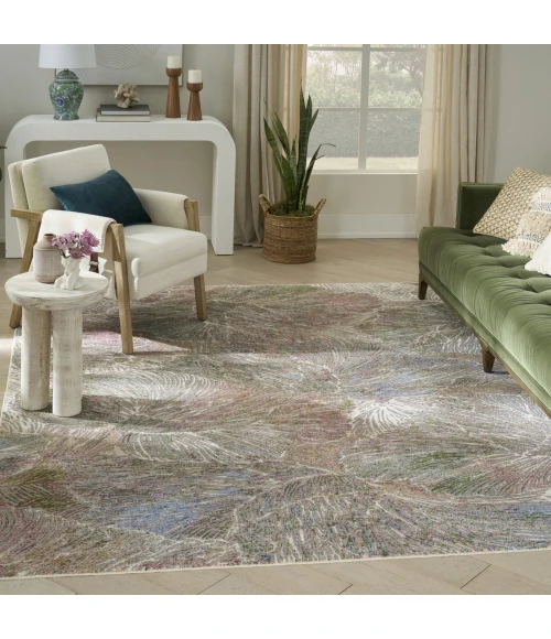 Nourison Home Vintage Harmony Green VHH04 7ft.10in. x 9ft.10in. Rect. Rug