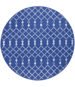 Nourison Home Whimsicle WHS02 Navy 5 ft. Round Area Rug