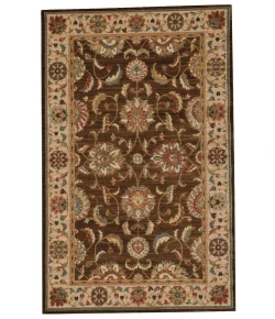 Nourison Home Living Treasures LI04 Brown 3 ft. 6 in. X 5 ft. 6 in. Area Rug