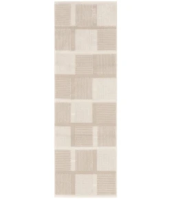 Nourison Home Nordic NRC09 Ivory Taupe 2 ft. X 6 ft. Area Rug