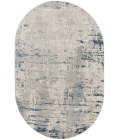 Nourison Quarry Ivory Grey Blue QUA01 5 ft. X 8 ft. Oval Rug