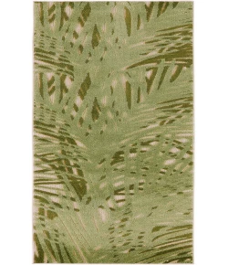 Nourison Home Aloha ALH41 Ivory Green 2 ft. 3 in. X 8 ft. Area Rug