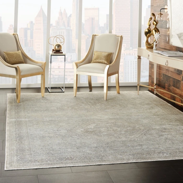 Nourison Starry Nights Area Rug STN04-Cream Grey