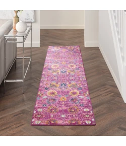 Nourison Home Passion PSN01 Fuchsia 2 ft. 2 in. X 10 ft. Area Rug