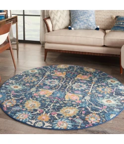 Nourison Home Passion PSN01 Navy 5 ft. Round Area Rug