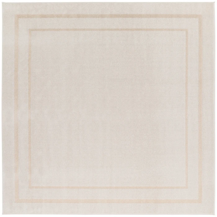 Nourison Home Nourison Essentials Ivory Gold NRE02 5 ft. Square Rug
