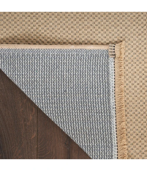 Nourison Washable Jute Natural WSJ03 8 ft. Rect. Rug