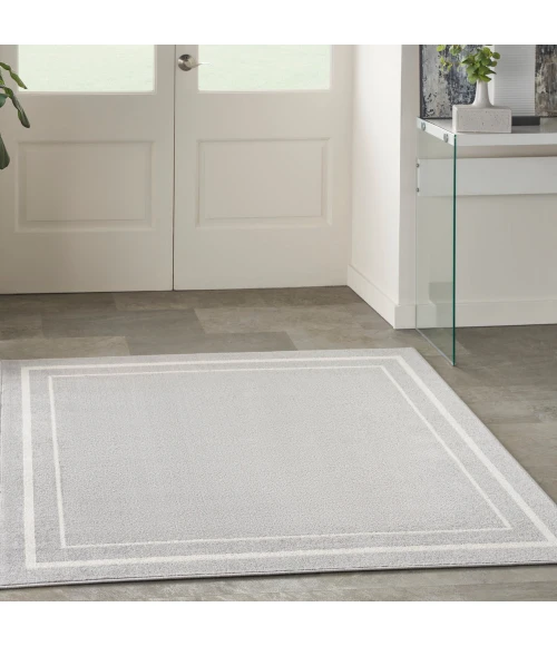Nourison Nourison Essentials Area Rug NRE02 Grey/Ivory