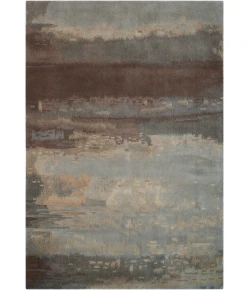 Calvin Klein Home Luster Wash SW12 Slate 5 ft. 6 in. X 8 ft. Area Rug