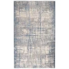 Calvin Klein CK950 Rush CK950 Ivory Blue 10 ft. X 14 ft. Area Rug
