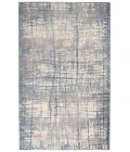 Calvin Klein CK950 Rush Ivory Blue CK950 10 ft. X 14 ft. Rectangle Rug