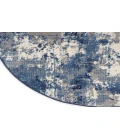 Nourison Grafix Navy Blue GRF38 8 ft. Round Rug