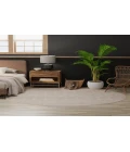 Nourison Grafix Beige GRF37 8 ft. Round Rug