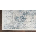 Nourison Astra Machine Washable Blue Ivory ASW11 12 ft. X 15 ft. Rectangle Rug