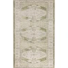Nourison Home Astra Machine Washable ASW11 Ivory Green 2 ft. 2 in. X 8 ft. Area Rug