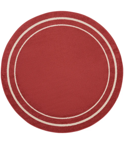 Nourison Nourison Essentials Area Rug NRE02 Brick/Ivory