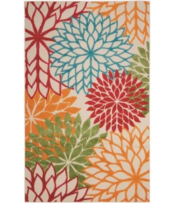 Nourison Home Aloha ALH05 Green 3 ft. 6 in. X 5 ft. 6 in. Area Rug