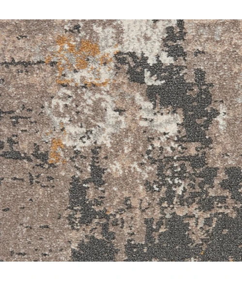 Nourison Tangra Cream Grey TNR05 8 ft. X 10 ft. Rect. Rug