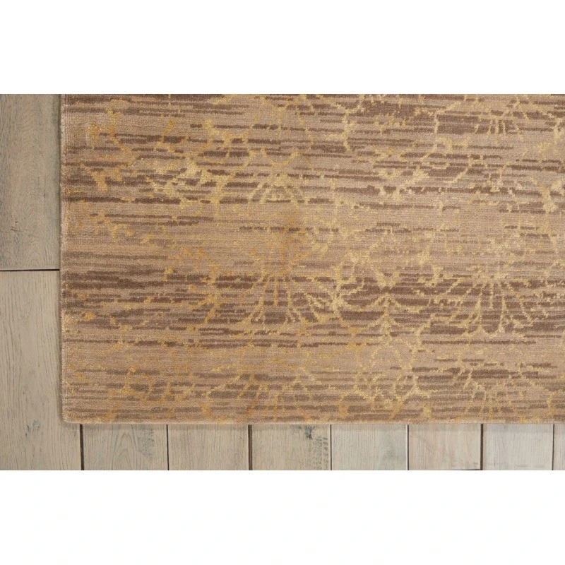 Nourison Home Silken Allure Brown SLK26 5ft.6in. x 8ft. Rect. Rug