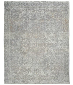 Nourison Home Starry Nights STN03 Silver/Cream 8 ft. 6 in. X 11 ft. 6 in. Area Rug