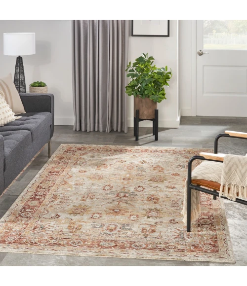 Nourison Sahar Ivory SHR02 5 ft. X 8 ft. Rect. Rug