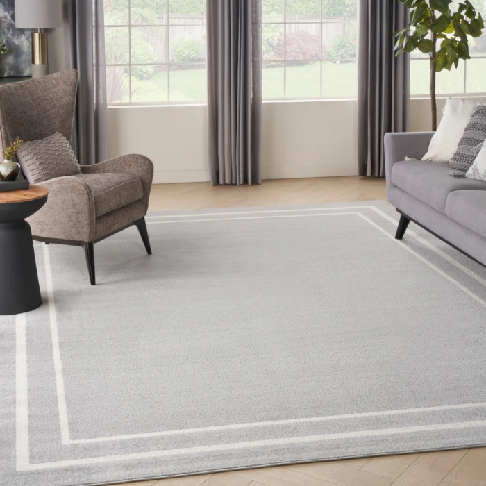 Nourison Nourison Essentials Area Rug NRE02 Grey/Ivory