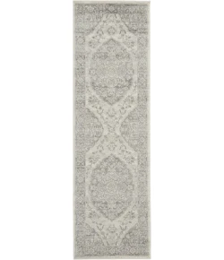 Nourison Home Tranquil TRA05 Ivory/Grey 2 ft. 3 in. X 7 ft. 3 in. Area Rug