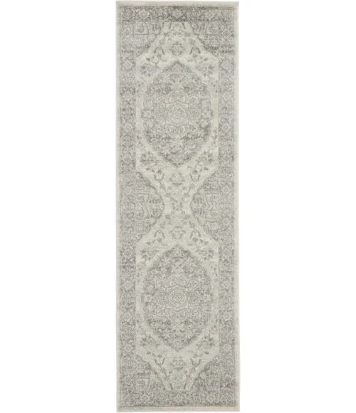 Nourison Tranquil Runner Area Rug TRA05-Ivory/Grey