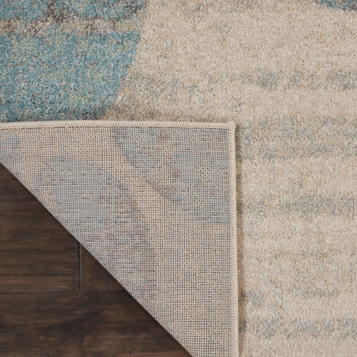 Nourison Tranquil Area Rug TRA01-Ivory/Light Blue
