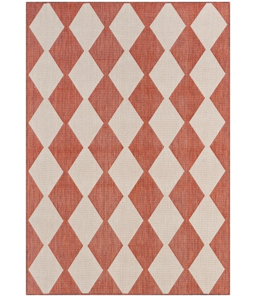 Nourison Positano Terracotta POS04 4 ft. X 6 ft. Rect. Rug