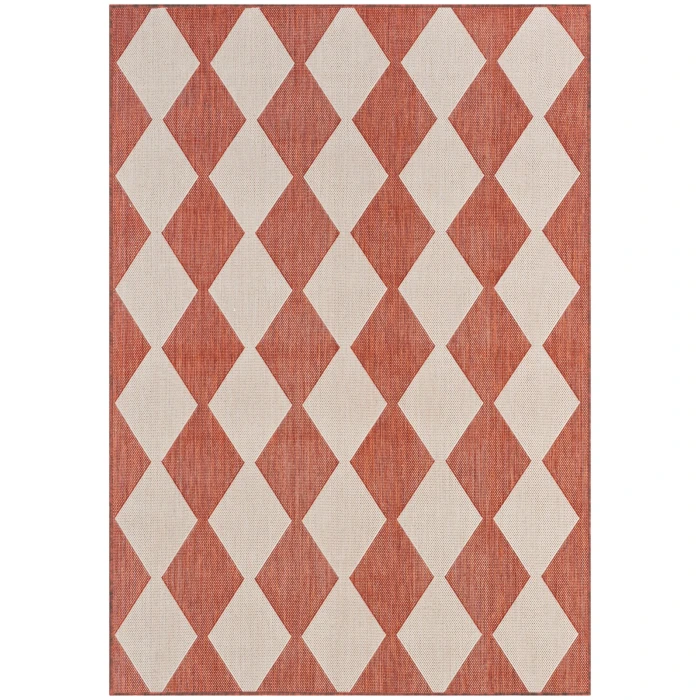 Nourison Positano Terracotta POS04 4 ft. X 6 ft. Rect. Rug