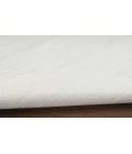 Nourison Washable Essentials Ivory Grey WAE01 7 ft. 10 in. X 9 ft. 10 in. Rectangle Rug