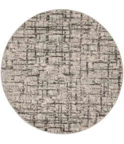 Calvin Klein CK950 Rush CK952 Ivory Grey 4 ft. Round Area Rug